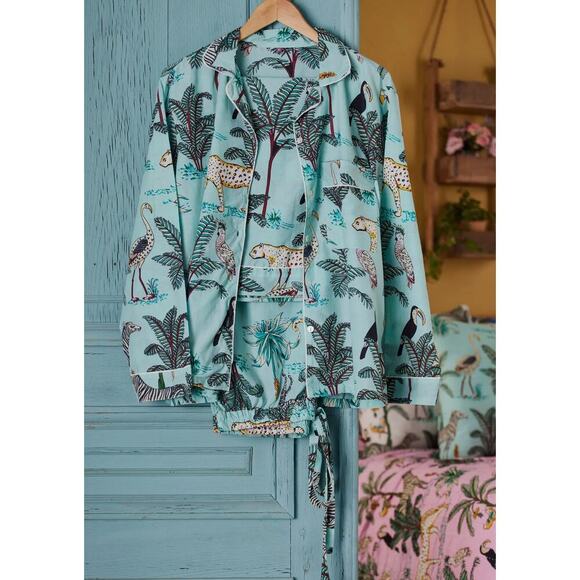 Namaste Jungle Print Pajamas - Picture 2 of 5